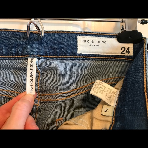 Rag and bone "El" High rise ankle skinny jeans - Picture 2 of 4